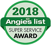 2018 Angie's List Super Service Award emblem