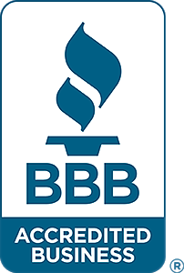 BBB Accredited Business logo.