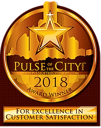 2018 Pulse of the City award for customer satisfaction