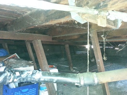Home in need of foundation repair
