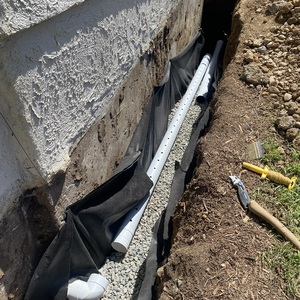 Hillside Foundation Drainage