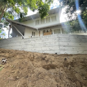 Broken Retaining Wall