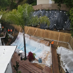 Damaged Retaining Wall