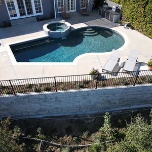 Concrete Retaining Wall